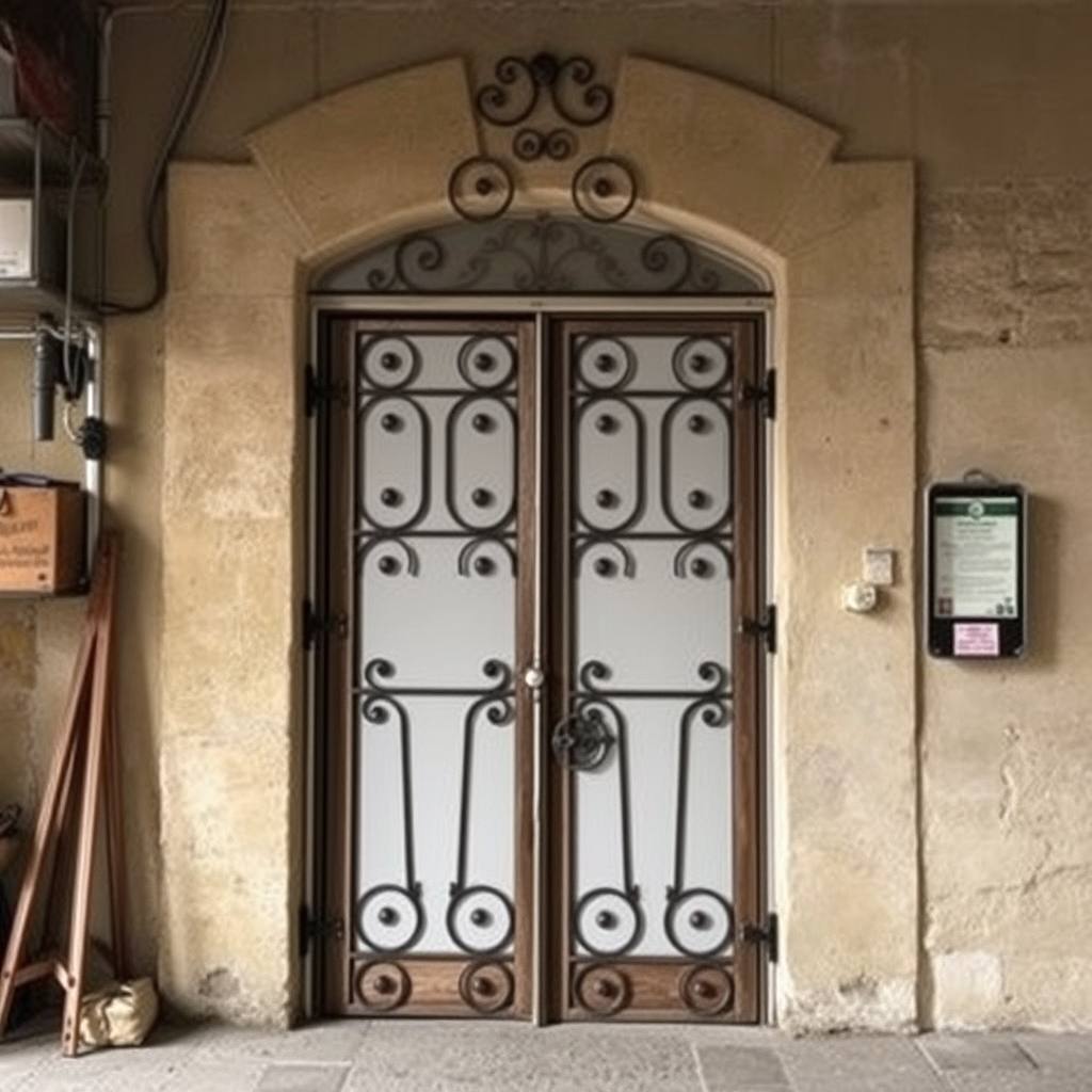 Portail sur mesure (illustration)